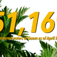 The Guam Election Commission is pleased to announce that, as of April 25, 2022, there are 51,169 registered voters of Guam.